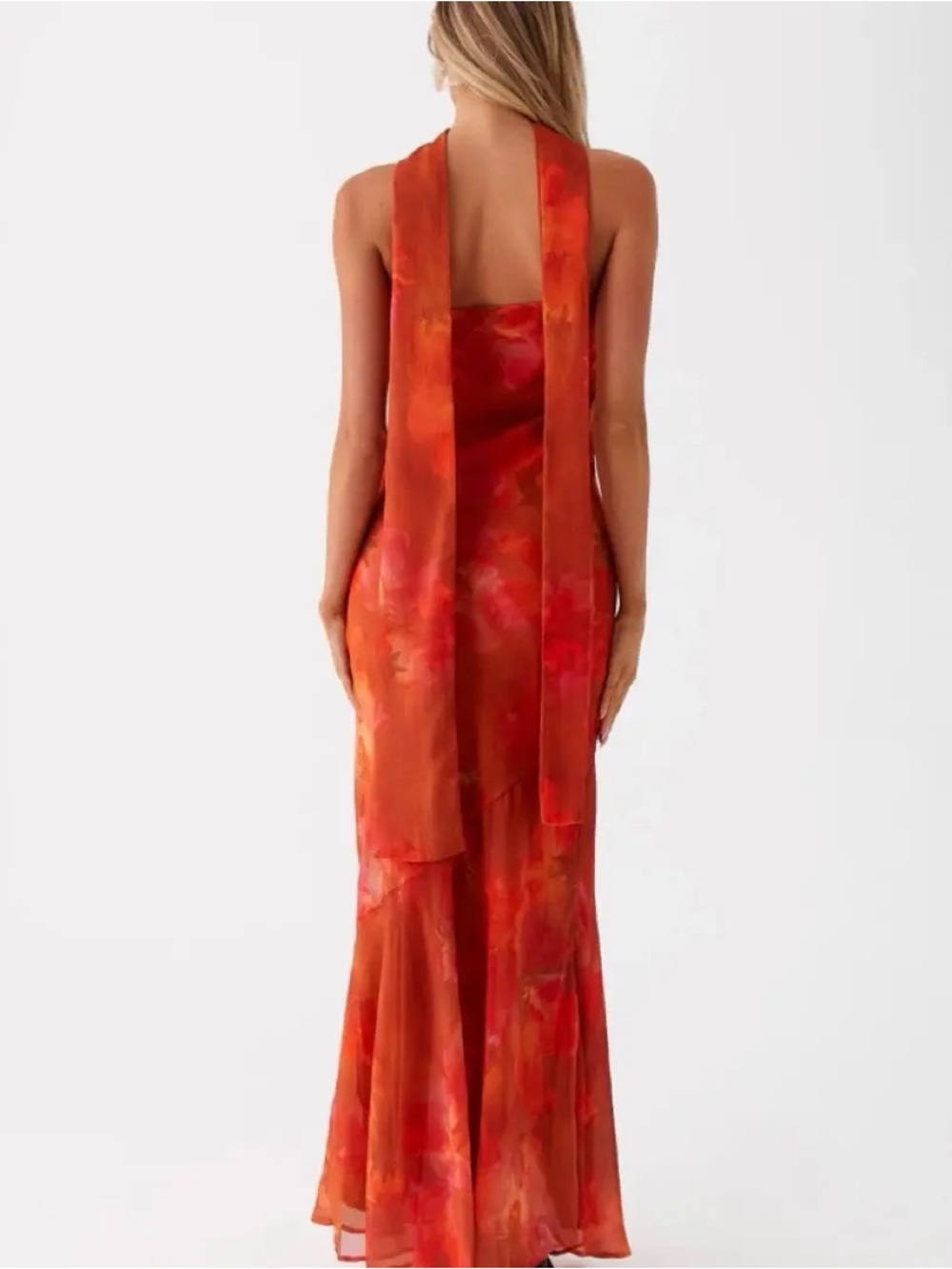 Peppermayo Under The Pagoda Dress With Neck Scarf - Picture 3 of 5